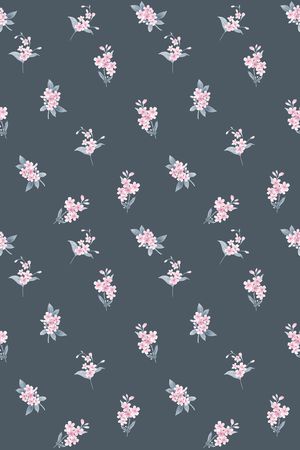 满排碎花印花华亿平台图片