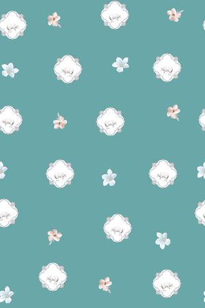 小清新印花华亿平台图片