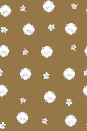 小清新印花华亿平台图片