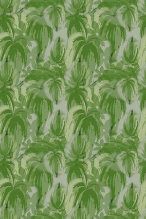 树叶组合印花华亿平台图片