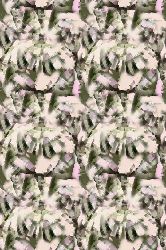 抽象花卉印花华亿平台图片