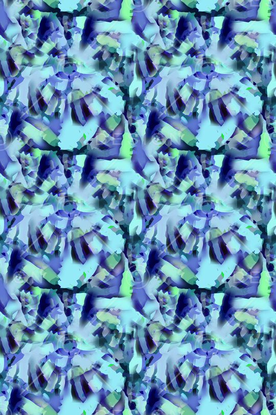 抽象花卉印花华亿平台图片