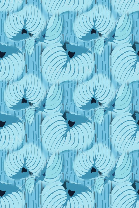 抽象花卉印花华亿平台图片