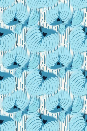 抽象花卉印花华亿平台图片