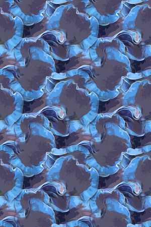 抽象花卉印花华亿平台图片