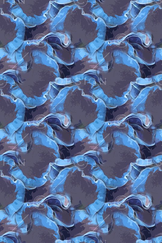 抽象花卉印花华亿平台图片