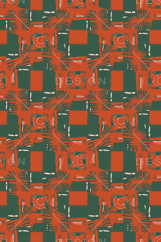 格子混搭印花华亿平台图片