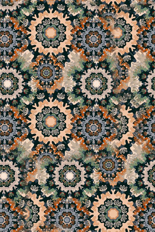 复古印花华亿平台图片