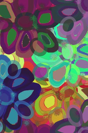 手绘印花华亿平台图片