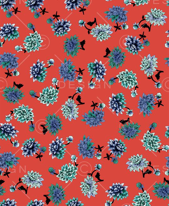 小碎花印花华亿平台图片