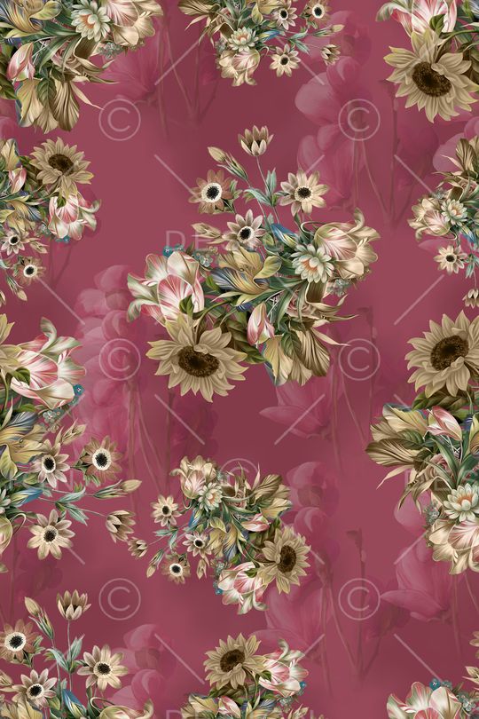 复古印花华亿平台图片