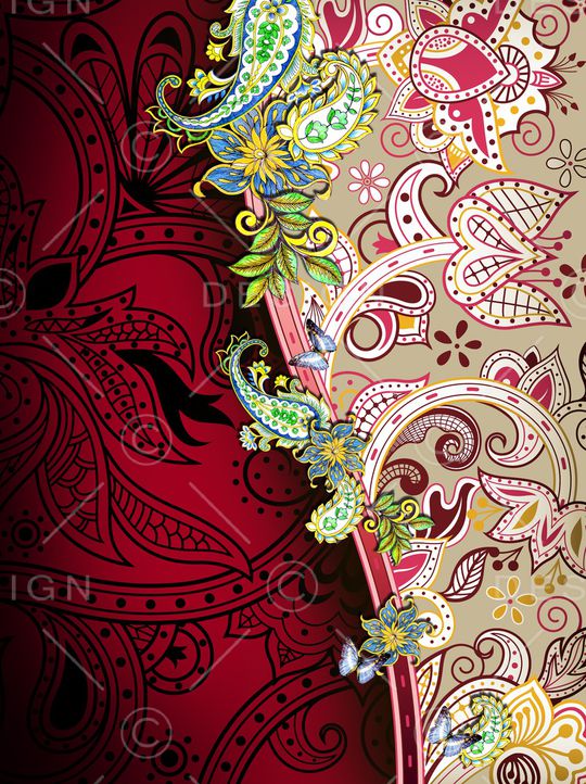 定位花印花华亿平台图片