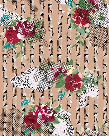 大牌风印花华亿平台图片