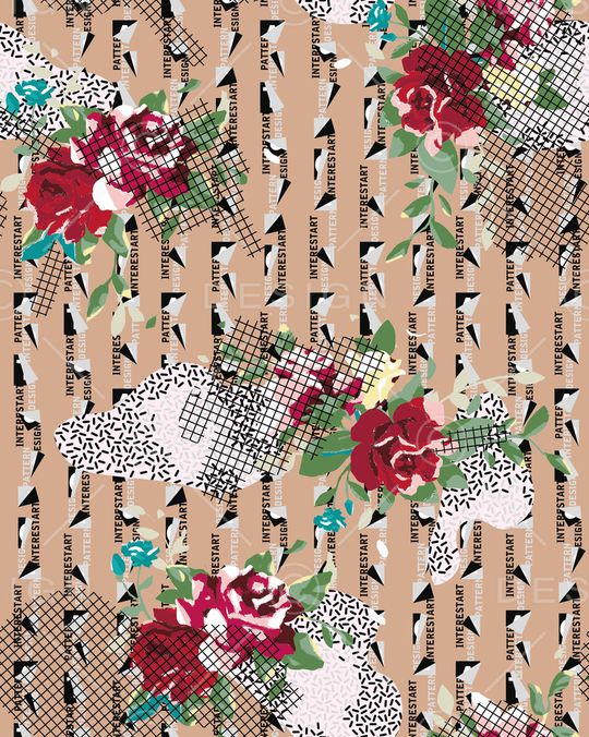 大牌风印花华亿平台图片