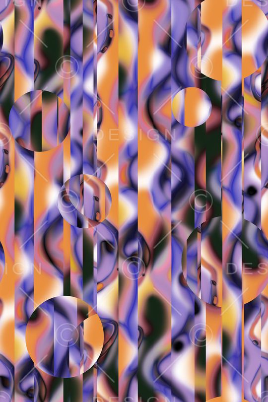 条纹印花华亿平台图片