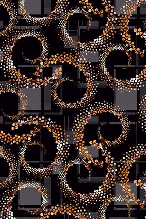 复古印花华亿平台图片