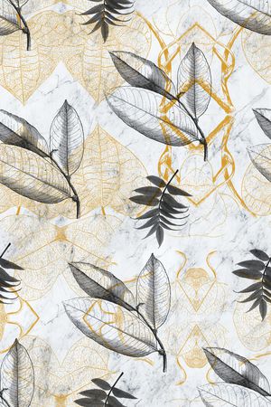 植物印花华亿平台图片