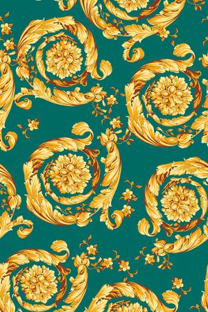 绿金绿金印花华亿平台图片