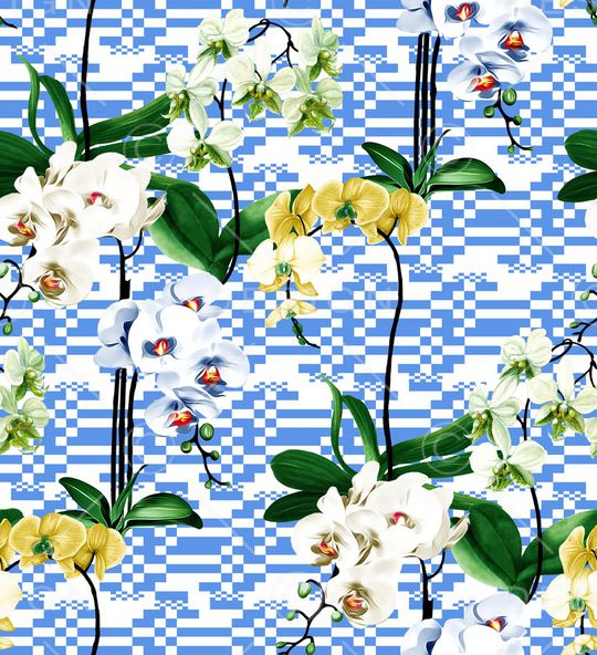 郁金香印花华亿平台图片