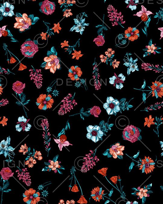 郁金香印花华亿平台图片