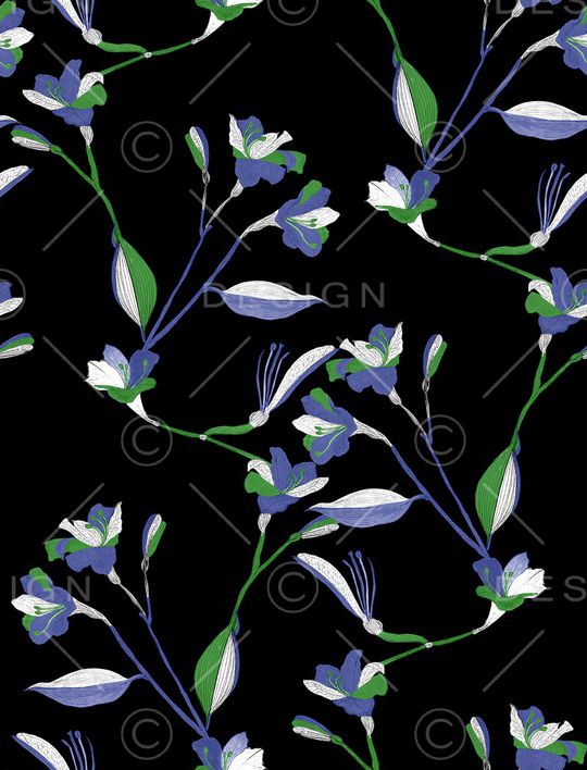 郁金香印花华亿平台图片