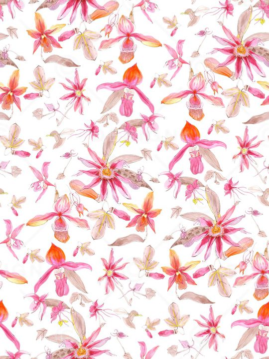 郁金香印花华亿平台图片