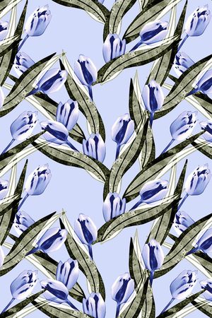 郁金香印花华亿平台图片