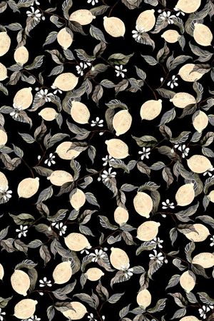 柠檬印花华亿平台图片