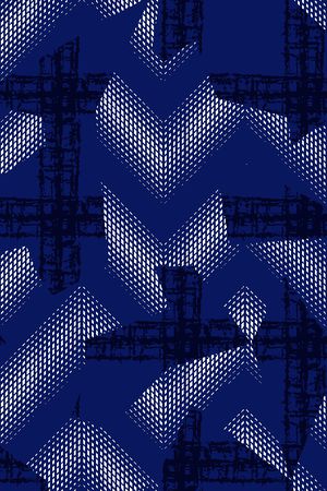 抽象男装印花华亿平台图片