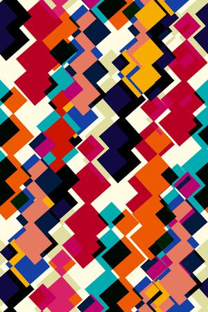 抽象男装印花华亿平台图片