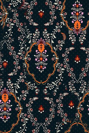 复古印花华亿平台图片