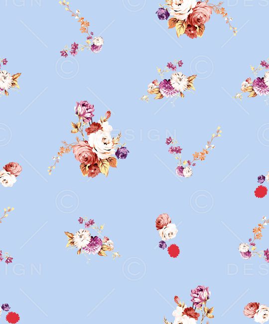 郁金香印花华亿平台图片