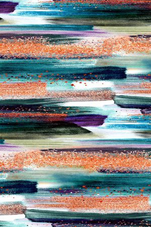 水彩花卉印花华亿平台图片