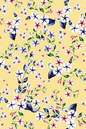 小碎花印花华亿平台图片