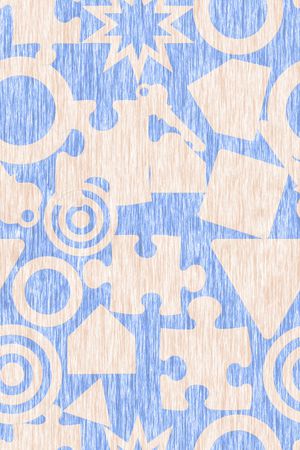 几何印花华亿平台图片