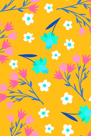 小碎花印花华亿平台图片