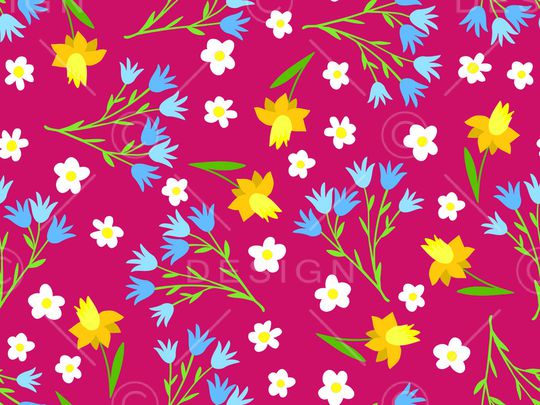 小碎花印花华亿平台图片