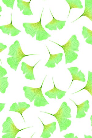 银杏叶子印花华亿平台图片