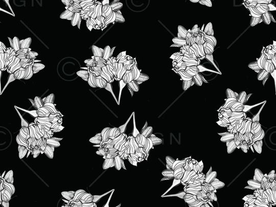 抽象花卉印花华亿平台图片