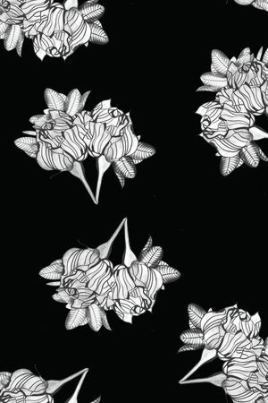 抽象花卉印花华亿平台图片