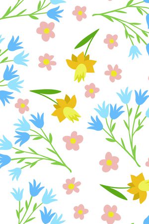 小碎花印花华亿平台图片