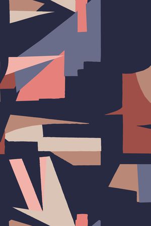 几何印花华亿平台图片