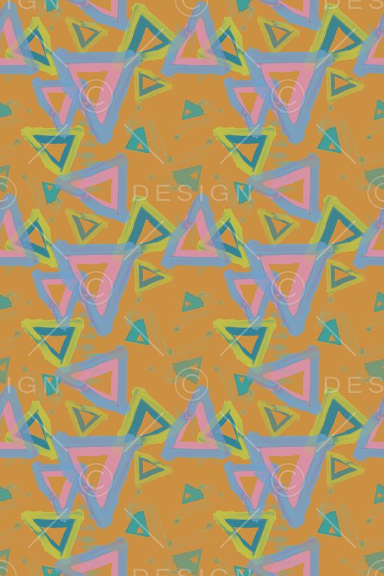 三角形印花华亿平台图片