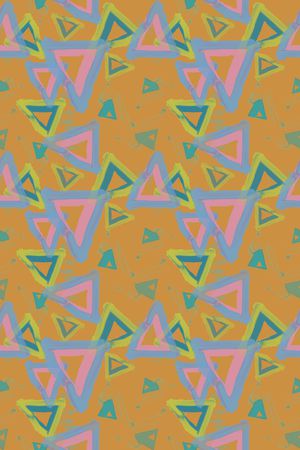 三角形印花华亿平台图片