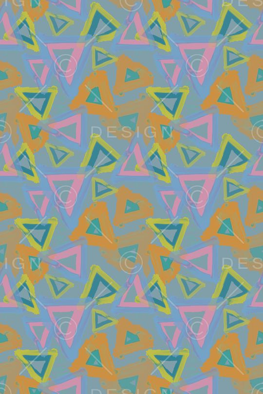 三角形印花华亿平台图片