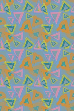 三角形印花华亿平台图片