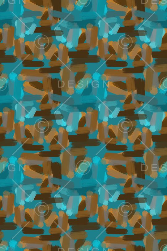 手绘线条笔触印花华亿平台图片