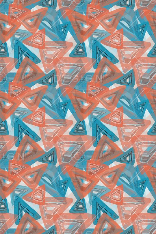 三角形印花华亿平台图片