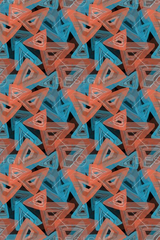 三角形印花华亿平台图片