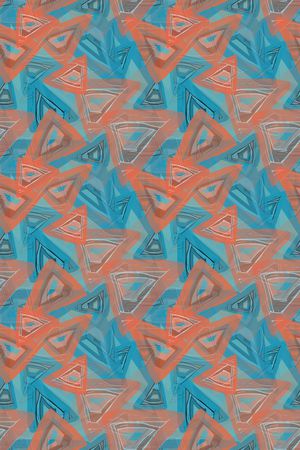 三角形印花华亿平台图片